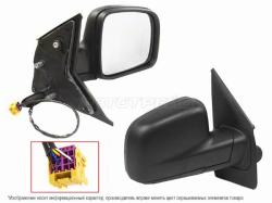 Зеркало Volkswagen Transporter 03-09 (Справа/ Обогрев/ Регулировка/ 5 контактов)