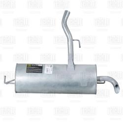 Глушитель для а/м Nissan Qashqai (06-) 2.0i осн. (алюм. сталь) (EMM 0206)