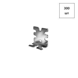 Кронштейн ЕВРО металлический угловой универсальный, оц., 7820 ( 50*26,5*41 ) 300шт FORTLUFT sts021623