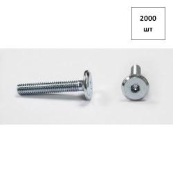 Винт стяжки М6х30 цилиндр. оц. SW4 2000шт FORTLUFT sts016225