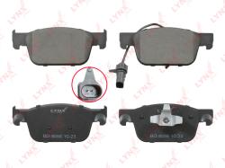 Колодки тормозные AUDI A4 15-/A5 16- передние BD-8056