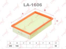 Фильтр воздушный FORD TRANSIT 2.0D-2.4D 00- LA-1606