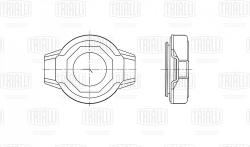Муфта выкл. сцеп. для а/м Nissan Almera N15 (95-)/N16 (00-)/Almera Classic (06-) (мех.) (CT 1403)