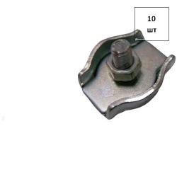 ЗАЖИМ ТРОСА SIMPLEX 4 ММ A4 10шт FORTLUFT sts021399