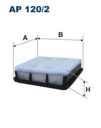 Фильтр воздушный MITSUBISHI L 200 2.5D 05- AP 120/2