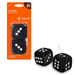 AIRLINE AFKU069 Ароматизатор подвесной "Кубики" Бодрящий кофе