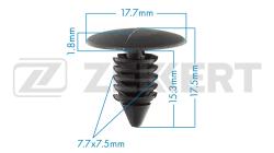 Клипса крепёжная Chrysler Ford General Motors VAG (миним. кол-во заказа 10 шт) be-2874