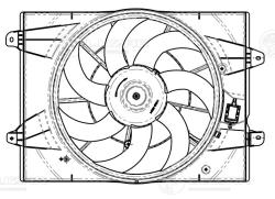 LUZAR LFK 3036 Электровентилятор охлаждения для автомобилей Omoda C5 (22-)/Chery Arrizo 8 (22-) 1.5T/1.6T (с кожухом)