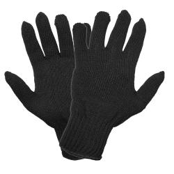 Перчатки трикотажные ПШ, черные, (5 пар) 7 класс/62г., мод.700 (ADWG029)