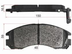 Колодки тормозные (Спереди) Mitsubishi L200 86-06 / Outlander 02-22 / Pajero 91-06 / Pajero Sport 96