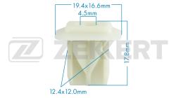 Клипса крепёжная General Motors (миним. кол-во заказа 10 шт) be-1513