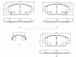 Колодки тормозные (Спереди) Kia Ceed 18-21 / Hyundai i30 16-18