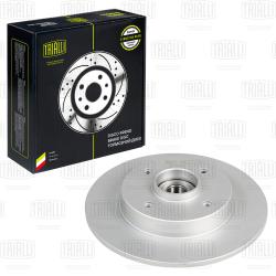 Диск торм. для а/м Peugeot 207 (06-)/307 (00-) задн. d=249 с подшипником (окраш.) (DF 117213)