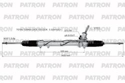 PSG3135 Рейка рулевая