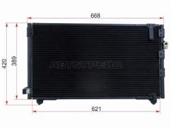 Радиатор кондиционера Toyota Ipsum (SXM10) 96-01 / Gaia 98-04