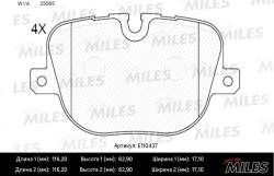 E110437 Колодки тормозные LAND ROVER RANGE ROVER III/SPORT 5.0 09- задние SemiMetallic