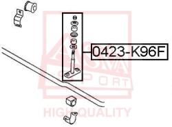 Тяга стабилизатора передняя MITSUBISHI MITSUBISHI PAJERO/MONTERO SPORT CHALLENGER K94W/K96W 1998- 0423-k96f