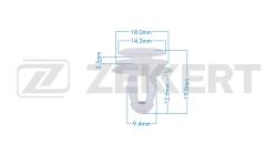Клипса крепёжная BMW (миним. кол-во заказа 10 шт) be-3788