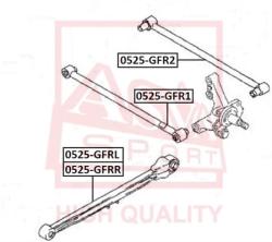 Тяга задняя поперечная передняя MAZDA MAZDA 626 GF 1997-2002 0525-gfr1