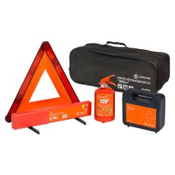 Набор автомобилиста "ЭКО+" (знак, аптечка, огнетушитель) (ANA-03)