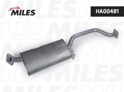 HA00481 Глушитель Great Wall HOVER H1 (H3/H5) с планкой