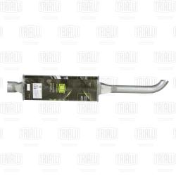 Глушитель для с/т МТЗ 892 (Д-245) осн. короткий (L=960/d75) (алюм. сталь) (EMM 0213)