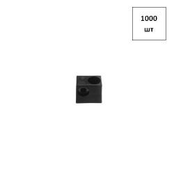 Стяжка с двуми отв. под саморез, пластик черный 7903 1000шт FORTLUFT sts028533