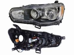 Фара Mitsubishi Lancer 07-17 (Слева/ Галоген/ С электрокорректором)