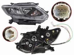 Фара Nissan X-Trail 13-17 (Справа/ Галоген/ ДХО/ С электрокорректором)