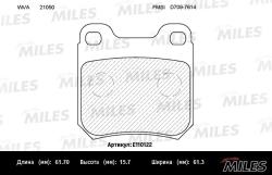 E110122 Колодки тормозные OPEL OMEGA A/B VECTRA B/SAAB 900/9-3 /9-5 задние SemiMetallic