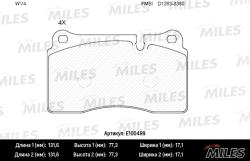 E100489 Колодки тормозные RANGE ROVER III 4.2/SPORT 2.7D-4.2 05- передние SemiMetallic