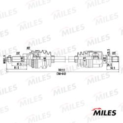 GC02047 Привод в сборе DAEWOO MATIZ 0.8 08- прав. (ABS)
