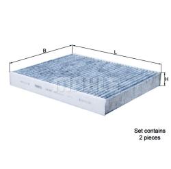 Фильтр салонный (угольный) lak467/s