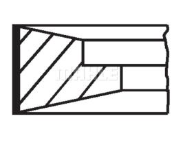 Кольца поршн. к-т на 1 цил. 09999n0