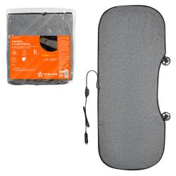 Накидка с подогревом на заднее сиденье 12 В, 35/45Вт, 128*49 см, искусств. мех, серая (ADHC008)