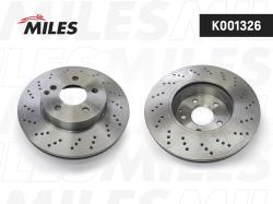 K001326 Диск тормозной MERCEDES W204/W212 09- передний D 295мм.с перфорацией