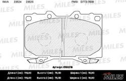 E100216 Колодки тормозные TOYOTA LAND CRUISER 4.2D 90>98/4.2D/4.7 98> пер. SemiMetallic