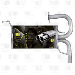 Глушитель для а/м Nissan X-Trail T30 (01-) осн. (алюм. сталь) (EMM 1416)