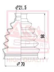 Шрус наружный 29x58x28 SUZUKI SX4 2006- sz-sx4