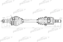 PDS3926 Полуось