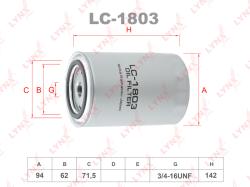 Фильтр масляный GAZ Gazelle 2.4-2.5D 93> LC-1803