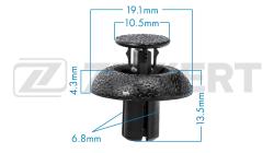 Клипса крепёжная Toyota (миним. кол-во заказа 10 шт) be-1752