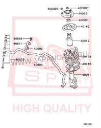 Тяга стабилизатора передняя MITSUBISHI MITSUBISHI : LANCER CK1A CK2AMITSUBISHI AIRTREK CU2W/CU4W 20 0423-001
