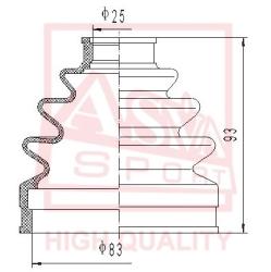 Шрус наружный 32x56x26 TOYOTA TOYOTA : CAMRY (MCV2#) 2.2 SCEPTER (SXV10) 2.2 CARINA E(UK)1.8-2.0 ty-27a48