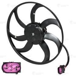 Э/вентилятор охл. для а/м Skoda Octavia A5 (04-) 1.4i (без кожуха) (400W; 410 мм.) (LFc 1803)