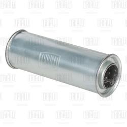 Глушитель универс. (круглый) D=88 с перф. диффузором L=250, d=50 (алюм. сталь) (EMM 3212)