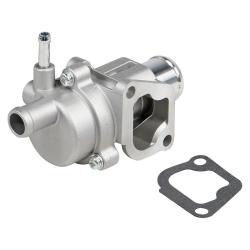 LUZAR LT 0114 Термостат для автомобилей Лада XRay (15-)/Vesta (15-)/Гранта (14-) (алюминиевый корпус; дополнительный штуцер; обрезиненный клапан) ("летний" 75°С)