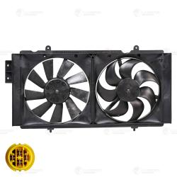 Э/вентилятор охл. для а/м Lifan Solano II (16-) 1.5i/1.8i (2 вент.) (с кожухом) (LFK 3016)