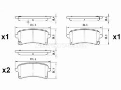 Колодки тормозные (Сзади) Haval H9 15-24