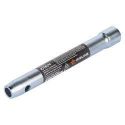 Ключ свечной трубчатый 14мм, 160мм PRO 12 граней, магнитный фиксатор (ATAC001)